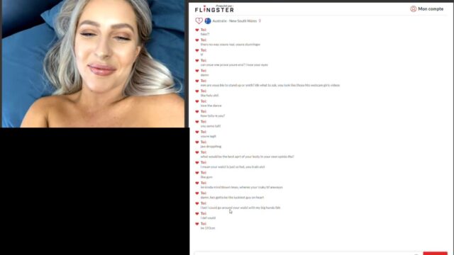 Australian girl on random chat win